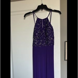 Jump by Wendye Chaitin, lovely deep purple formal gown, no flaws